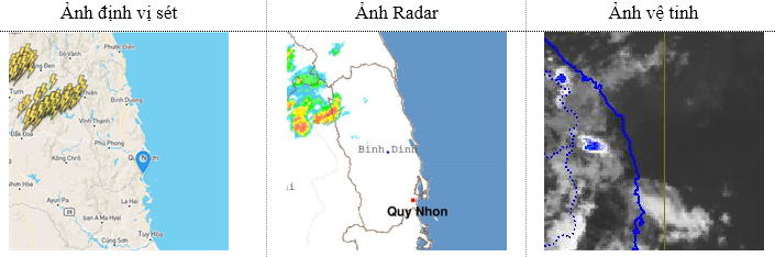 Tin cảnh báo dông sét (13h10 ngày 27/5)