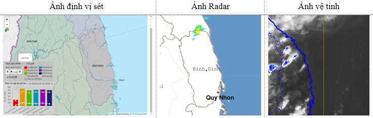 Tin cảnh báo dông sét (14h30 ngày 05/6)