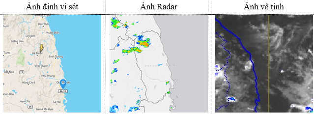 Tin cảnh báo dông sét (12h00 ngày 08/8)