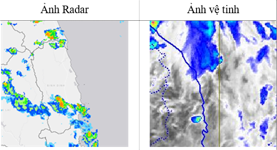 Tin cảnh báo dông sét (15h30 ngày 18/10)