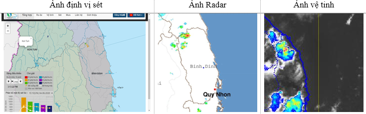 Tin cảnh báo dông sét (15h10 ngày 04/6)