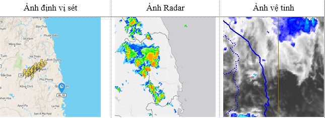 Tin cảnh báo dông sét (15h40 ngày 19/10)